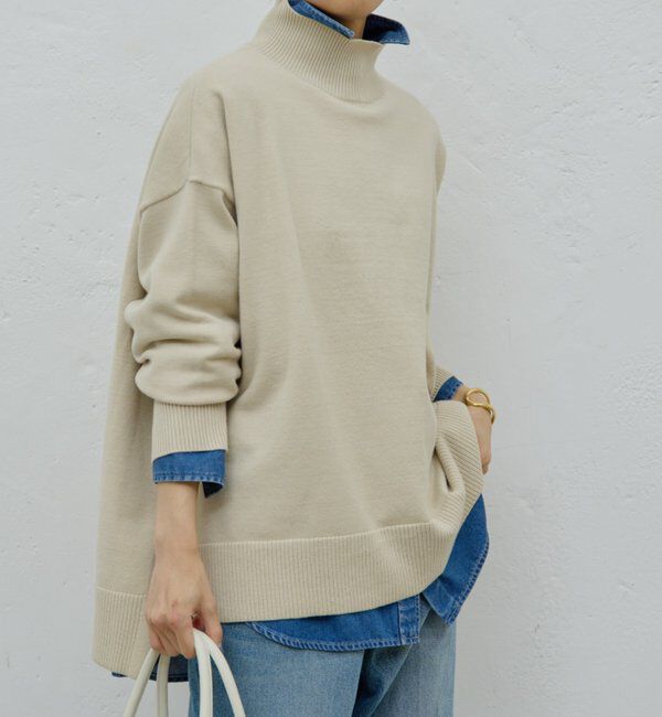 【手洗い可】【全骨格対応】オーバータートルニット 手洗い可】【全骨格対応】オーバータートルニット｜ルミネの