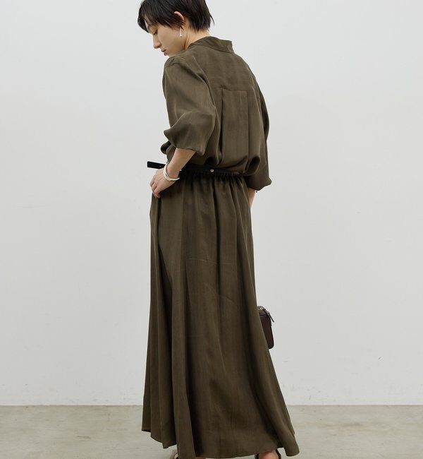  「【洗練ブラウス】【2way】キュプラブラウス」|シャツ・ブラウス|