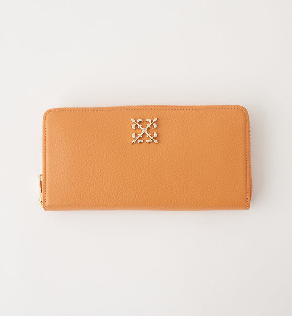  「モノグラムプレートラウンドジップウォレット」|財布|