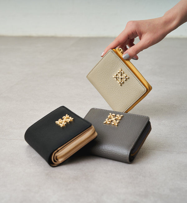  「モノグラムプレートハーフウォレット」|財布|