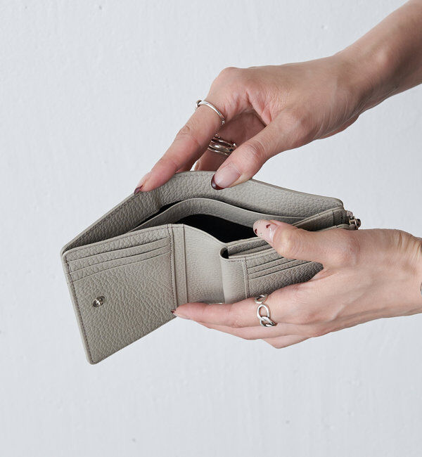  「モノグラムプレートハーフウォレット」|財布|