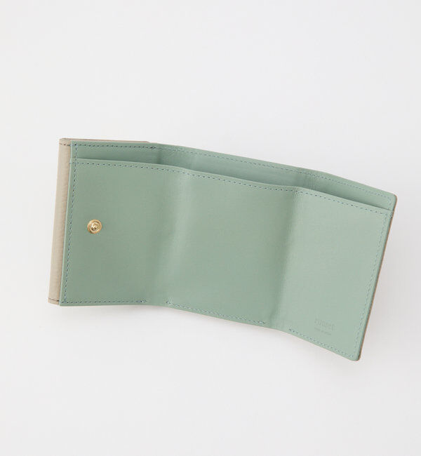  「モノグラムプレート三つ折りウォレット」|財布|