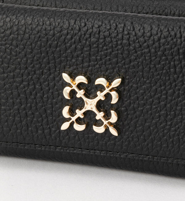  「モノグラムプレート三つ折りウォレット」|財布|