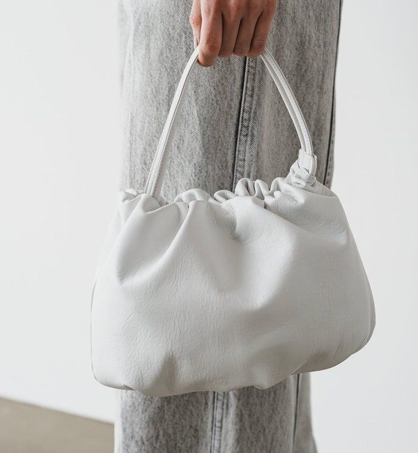  「レザー巾着4WAYショルダーバッグ」|ショルダー・メッセンジャー|