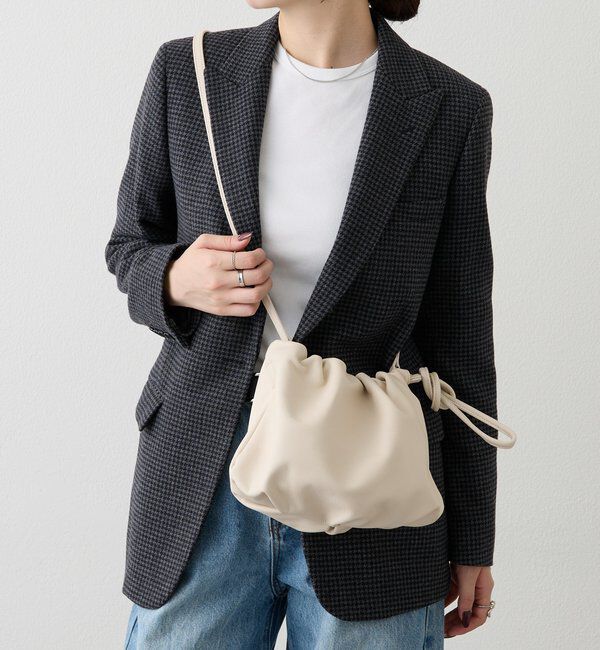  「レザー巾着4WAYショルダーバッグ」|ショルダー・メッセンジャー|