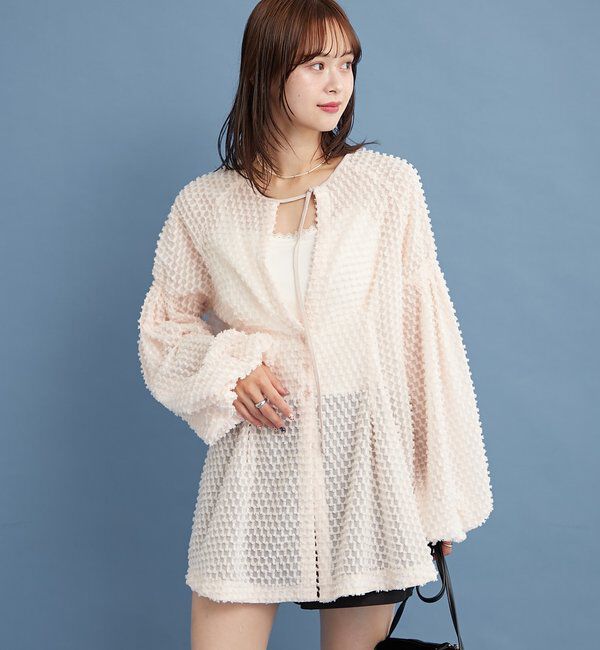  「【@akane__11.1企画】フリンジシェイプチュニック」|シャツ・ブラウス|