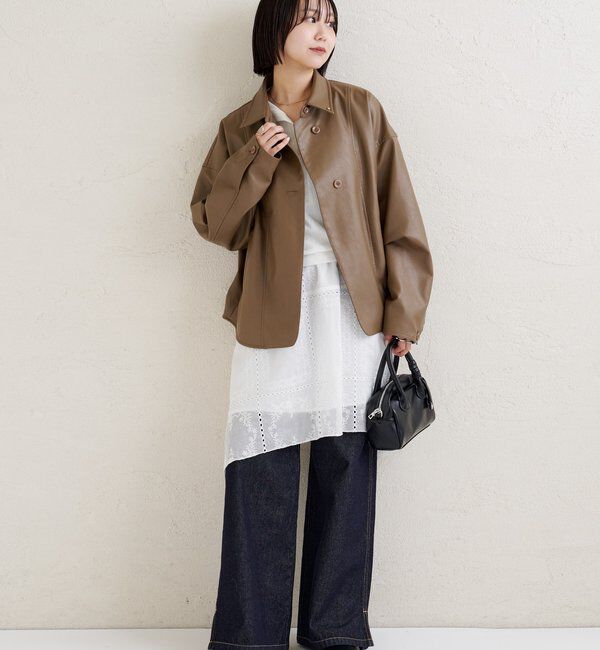  「エンブロイダリー ヘムスカート」|スカート|