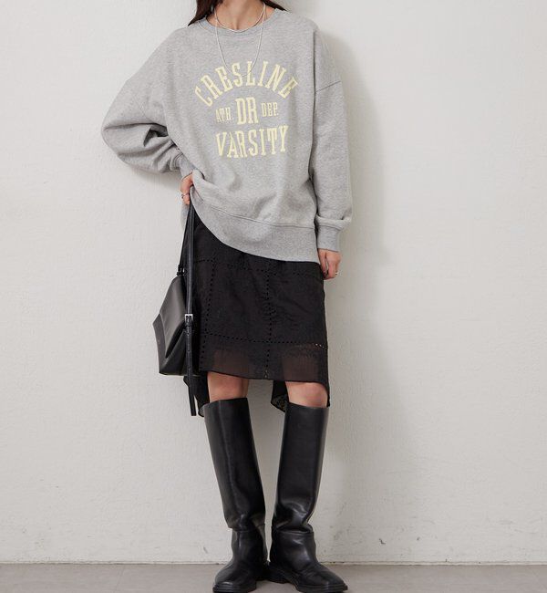  「エンブロイダリー ヘムスカート」|スカート|