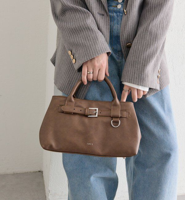  「loti ベルト付きボストンバッグ」|トートバッグ|