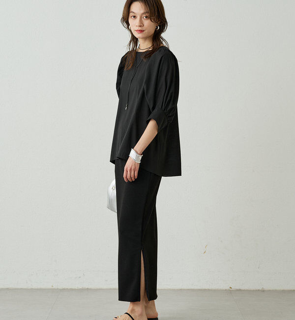  「【Lサイズも登場！】ポンチZIPタイトスカート」|スカート|