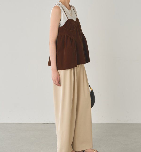  「ベルベットキャミブラウス」|シャツ・ブラウス|