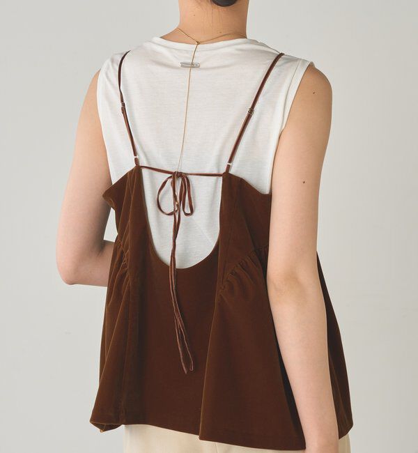  「ベルベットキャミブラウス」|シャツ・ブラウス|