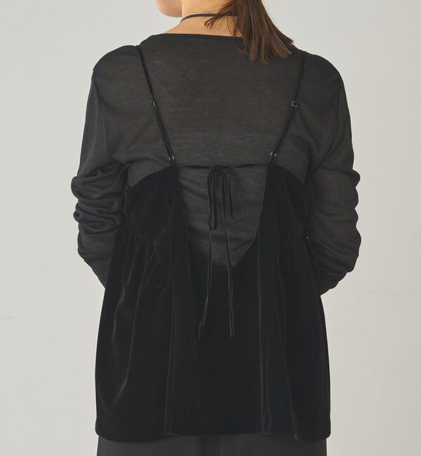 「ベルベットキャミブラウス」|シャツ・ブラウス|