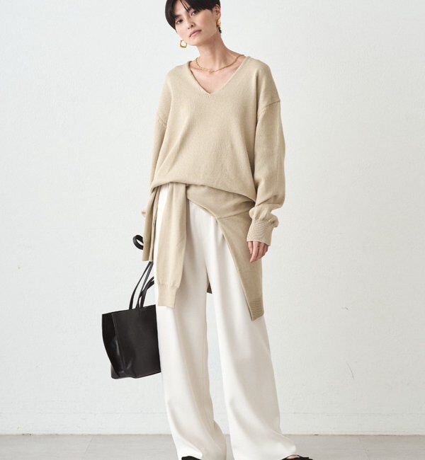  「コットンVニット」|ニット・セーター|