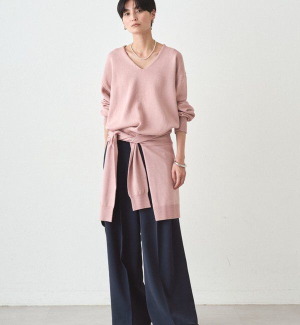  「コットンVニット」|ニット・セーター|