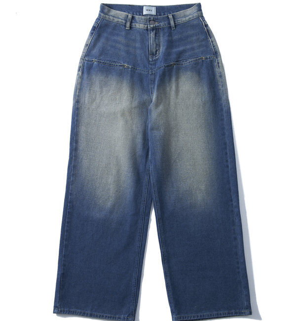  「SLASH POCKET BLAST WIDE DENIM」|デニム|