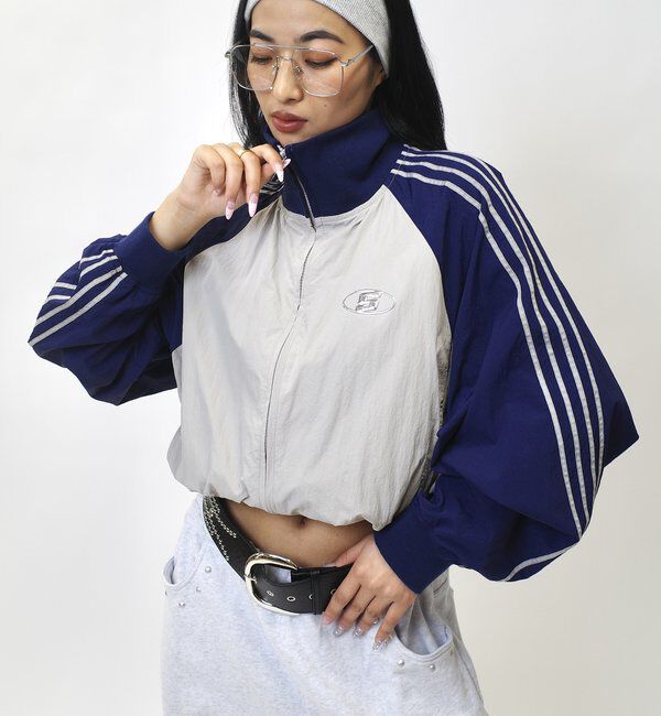  「【SLOPPY/スロッピー】 Sロゴナイロントラックジャケット」|その他|グレーその他1