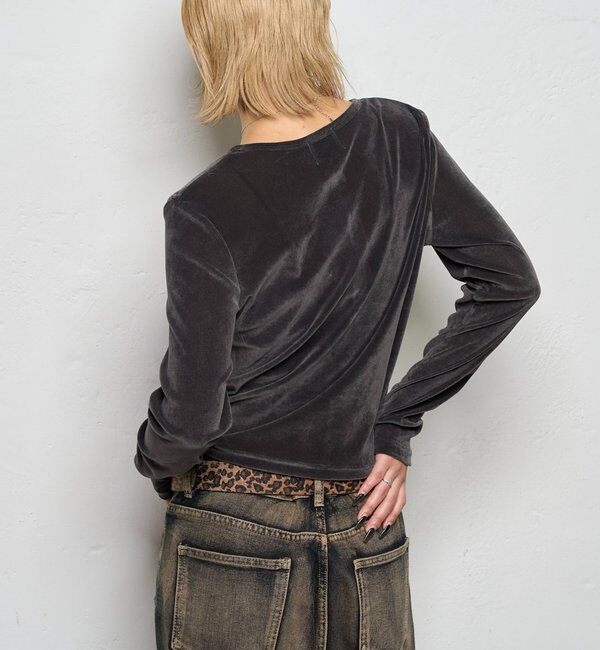  「フロッキーメッシュ ヘンリートップス」|Tシャツ・カットソー|