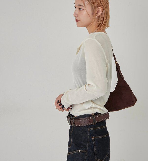  「フロッキーメッシュ ヘンリートップス」|Tシャツ・カットソー|