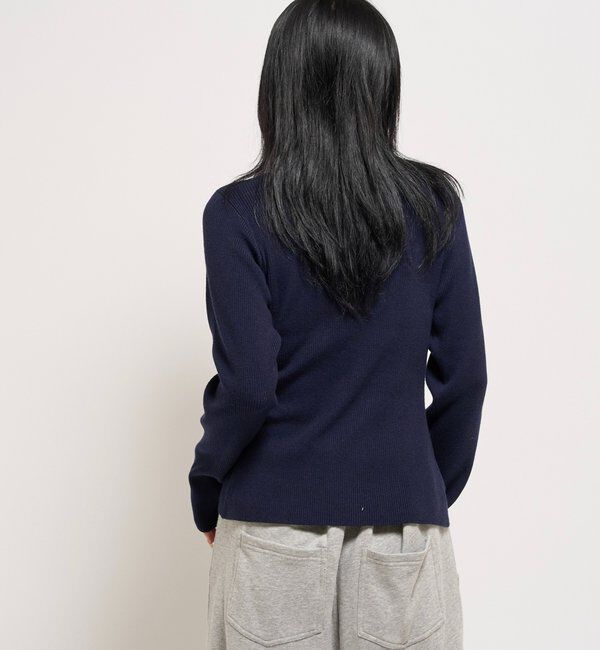  「RIBBED KINT NARROW CARDIGAN」|カーディガン|
