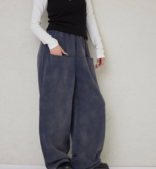  「SLASH POCKET WASHED SWEAT EASY PANTS」|チノ|