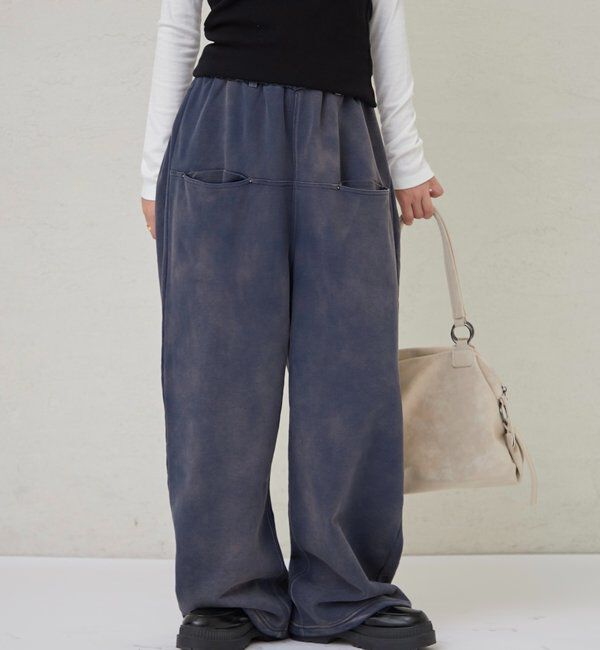  「SLASH POCKET WASHED SWEAT EASY PANTS」|チノ|