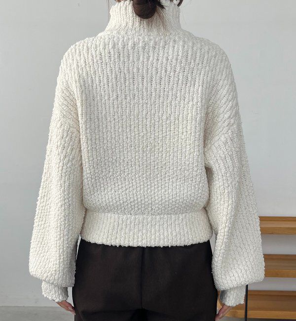  「ハーフジップニット」|ニット・セーター|