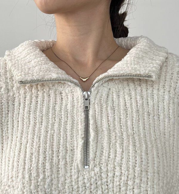  「ハーフジップニット」|ニット・セーター|