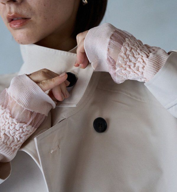  「【サイズ展開あり】ショートトレンチコート」|トレンチコート|