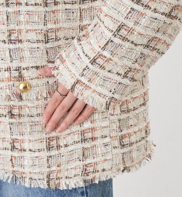  「【インフルエンサー＠akane_nagataコラボ】ツイードジャケット」|その他|