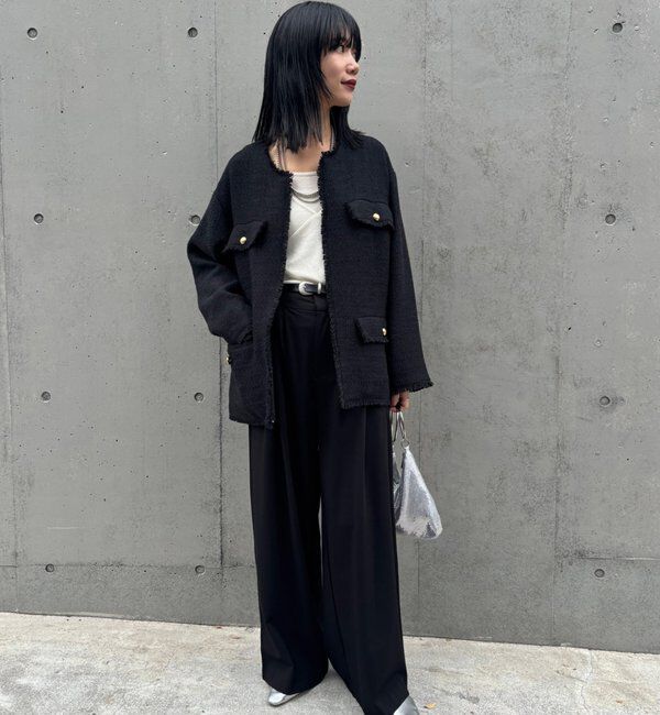  「【インフルエンサー＠akane_nagataコラボ】ツイードジャケット」|その他|