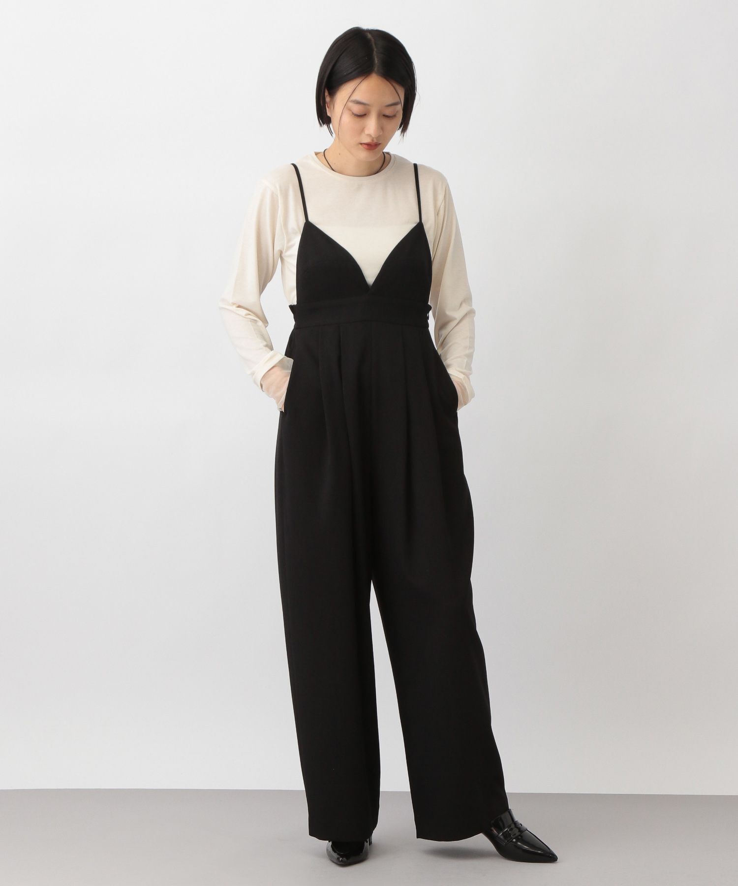 A part by 「【セットアップ対応】LNTサージコクーンサロペット」|オールインワン|