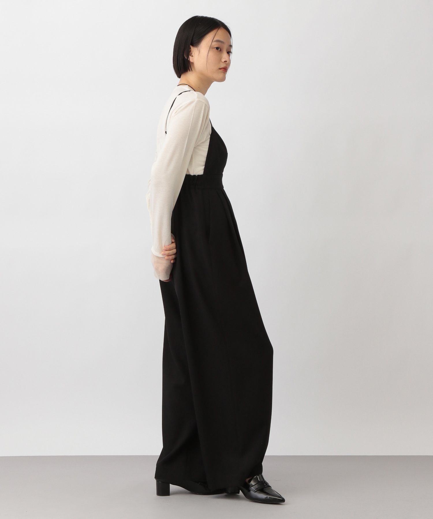 A part by 「【セットアップ対応】LNTサージコクーンサロペット」|オールインワン|