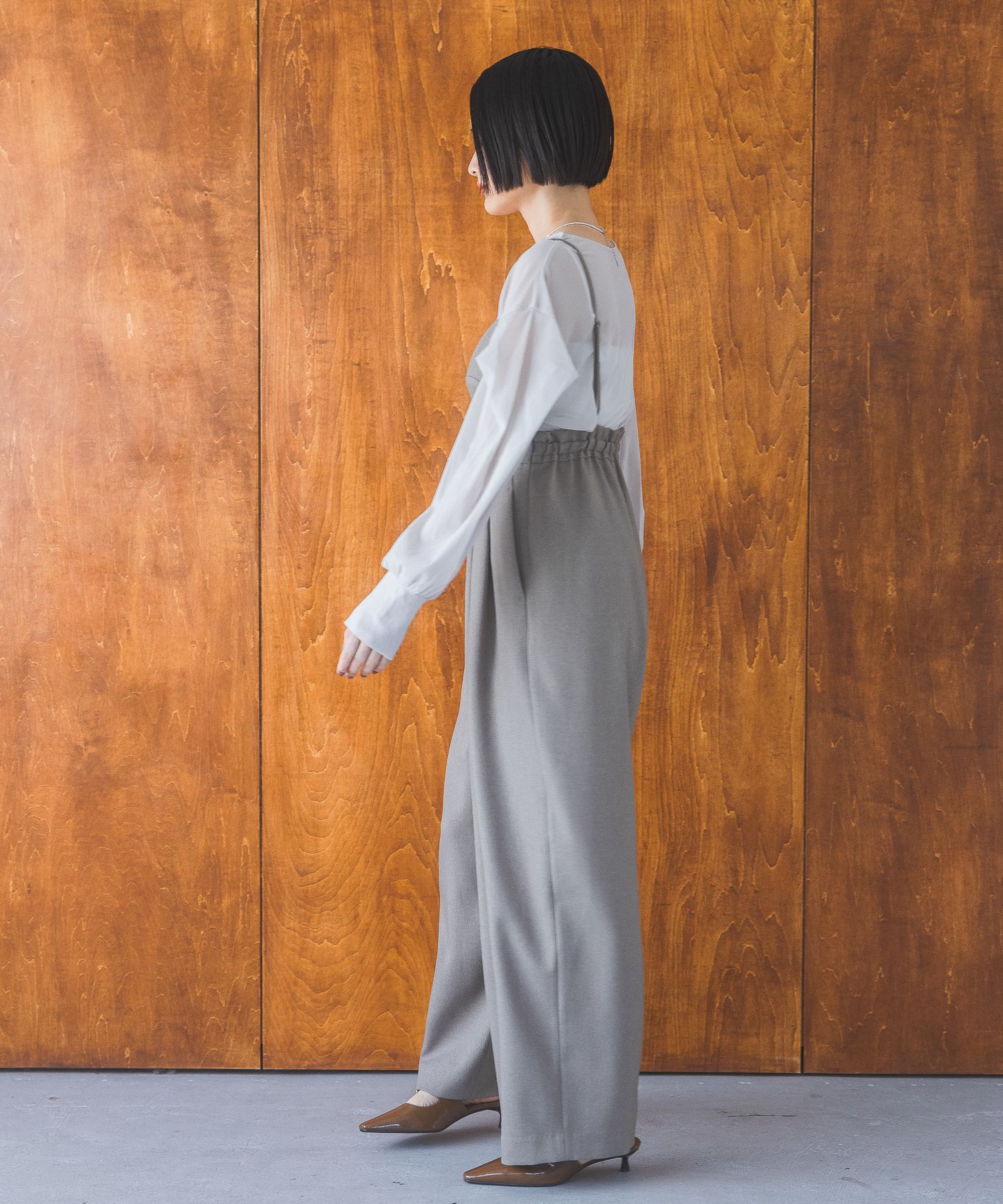 A part by 「【セットアップ対応】LNTサージコクーンサロペット」|オールインワン|