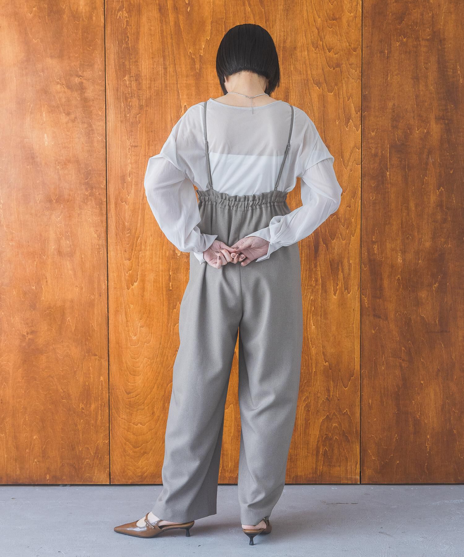 A part by 「【セットアップ対応】LNTサージコクーンサロペット」|オールインワン|