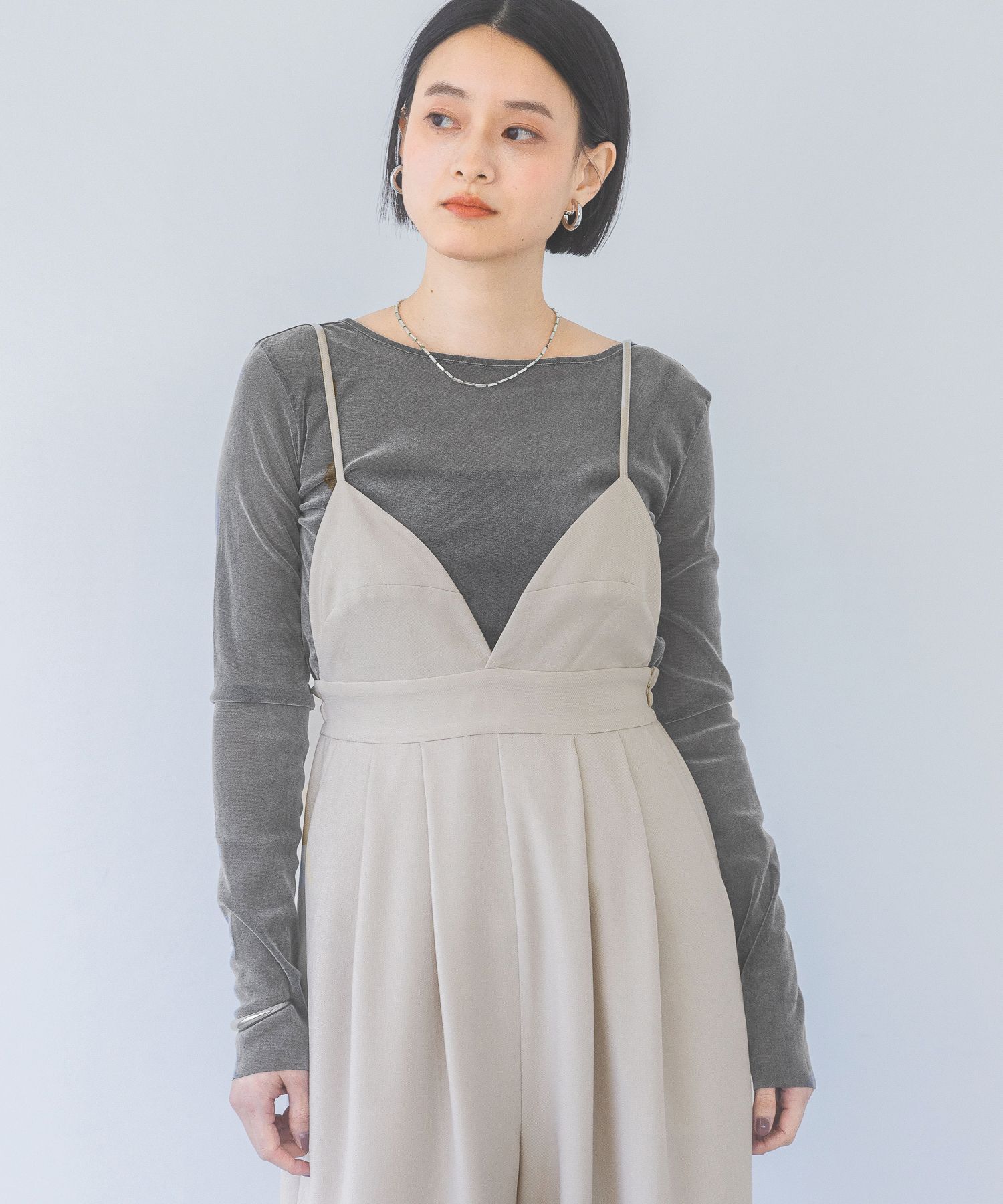 A part by 「【セットアップ対応】LNTサージコクーンサロペット」|オールインワン|