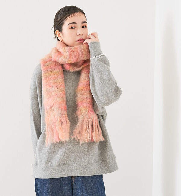 collex「【Adele's MOHAIR】キッドモヘアマフラー」|マフラー|ピンク系その他1
