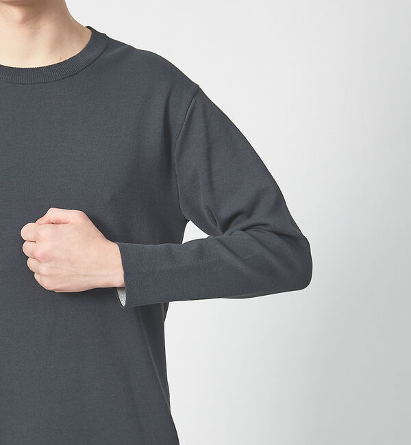 ABAHOUSE「【アンサンブル可能】リバー ニット クルーネック プルオーバー」|ニット・セーター|