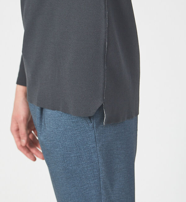 ABAHOUSE「【アンサンブル可能】リバー ニット クルーネック プルオーバー」|ニット・セーター|