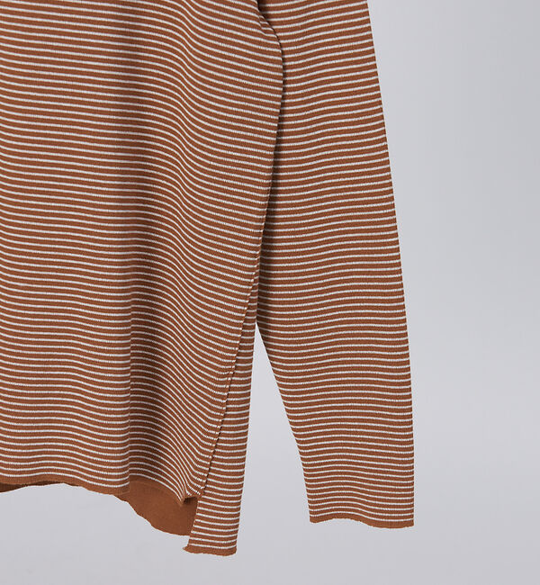 ABAHOUSE「【アンサンブル可能】リバー ニット クルーネック プルオーバー」|ニット・セーター|