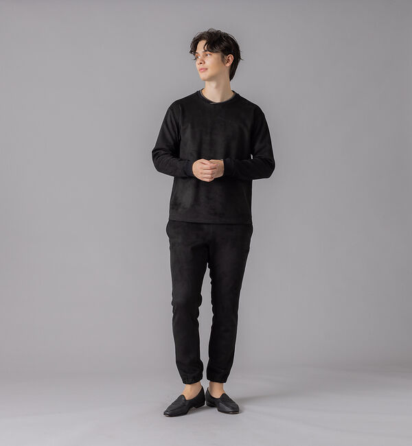 ABAHOUSE「【アンサンブル対応】シルキー ネオスエード プルオーバー / スウェット」|Tシャツ・カットソー|