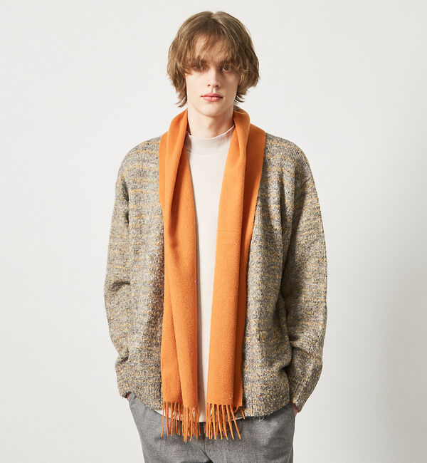 ABAHOUSE「【カシミヤ100%】 細幅 ベーシック マフラー 30&times;164」|マフラー|