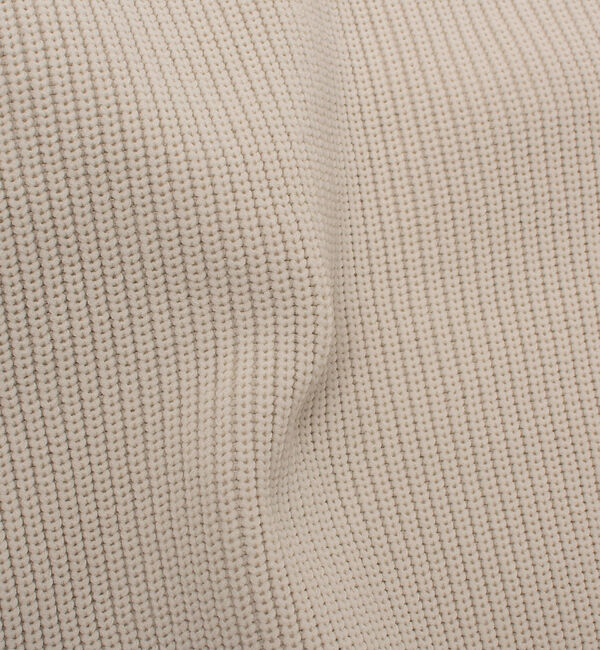 ABAHOUSE「ルーズ シルエット ポリ ハイゲージ クルーネック ニット」|ニット・セーター|