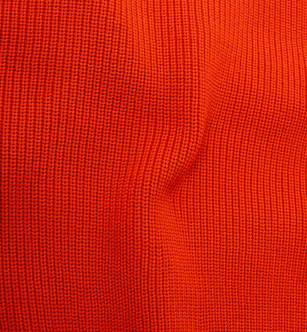 ABAHOUSE「ルーズ シルエット ポリ ハイゲージ クルーネック ニット」|ニット・セーター|