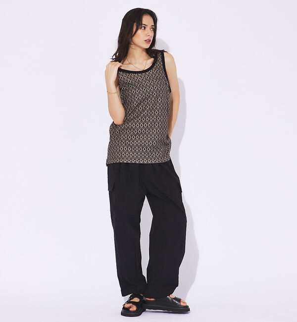 ABAHOUSE「【JEMORGAN /ジェーイーモーガン 】総柄タンクトップ」|Tシャツ・カットソー|