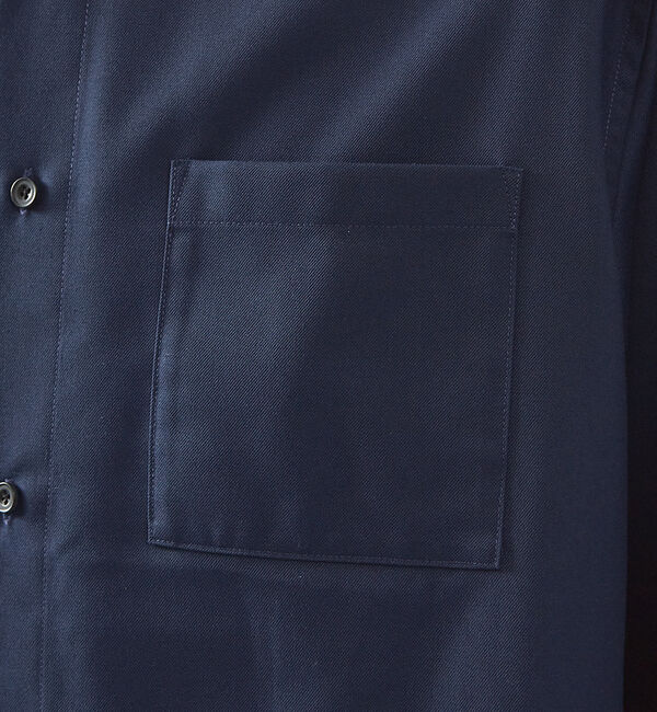 ABAHOUSE「イミテーションウール リラックスシャツ / レギュラーカラーシャツ」|シャツ・ブラウス|