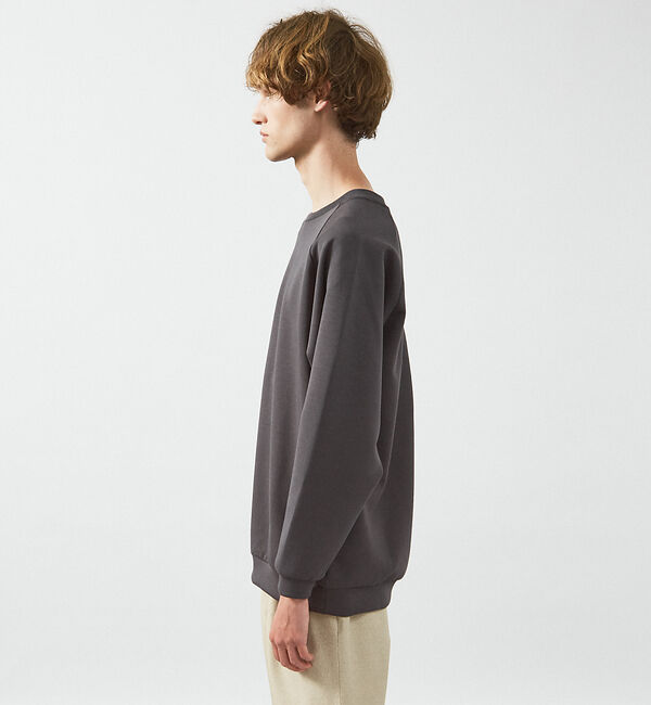 ABAHOUSE「【インバーテッドプリーツ】 ダンボールニット プルオーバー / クルーネック ス」|スウェット・ジャージ|