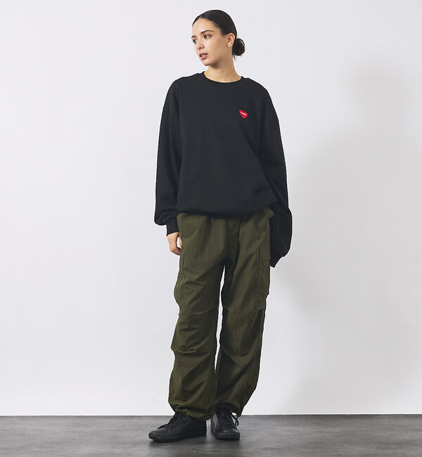 ABAHOUSE「【POLER / ポーラー】HEART LOGO EMBROIDERY CREW」|スウェット・ジャージ|