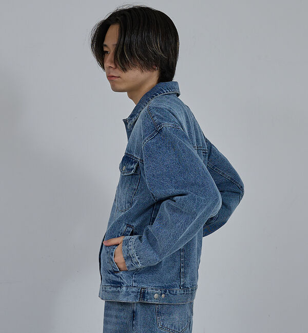 ABAHOUSE「【AH ABAHOUSE】ヴィンテージライク ブラスト デニムジャケット / セ」|その他|