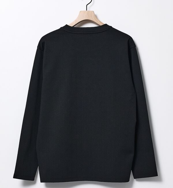 ABAHOUSE「ヘリンボーン ジャガード 長袖Tシャツ【予約】」|Tシャツ・カットソー|